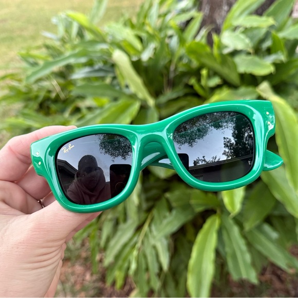 New authentic Ray-Ban ASAP rocky puffers polished Green Sunglasses - Picture 4 of 11